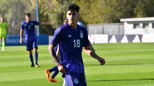 Brian Aguirre en la sub 20 de la Selección Argentina