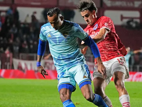 Es una bestia: en el tiro del final, Merentiel le dio el triunfo a Boca ante Argentinos