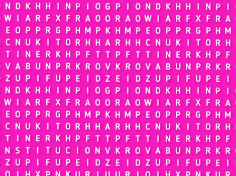 Solo para SUPERDOTADOS: encuentra la palabra CONSTITUCIÓN en 24 segundos