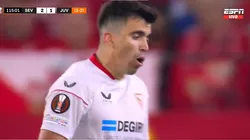 VIDEO | La insólita expulsión del Huevo Acuña ante Juventus por la Europa League