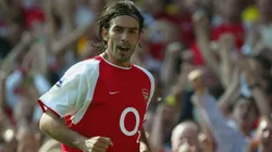 Robert Pires, un ícono del Arsenal de Inglaterra.