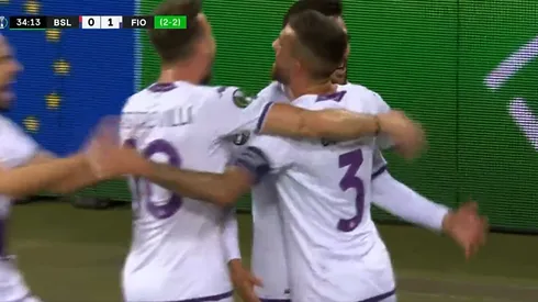 El festejo de Nicolás González.