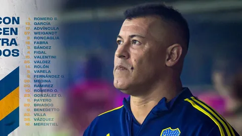 Los convocados de Boca para visitar a Argentinos.