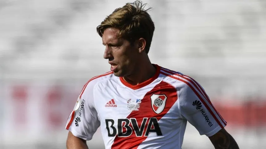 Iván Rossi durante su paso por River.
