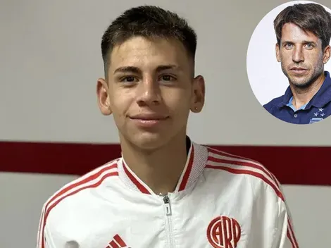 Placente fue muy optimista con Echeverri y otros 3 juveniles de River: "Van a estar ahí arriba"