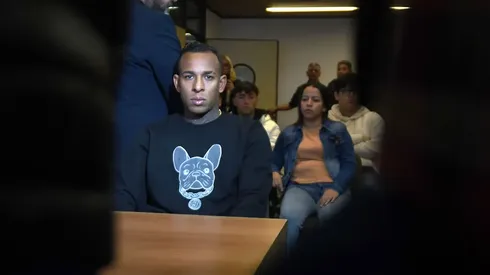 Sebastián Villa durante el proceso judicial.