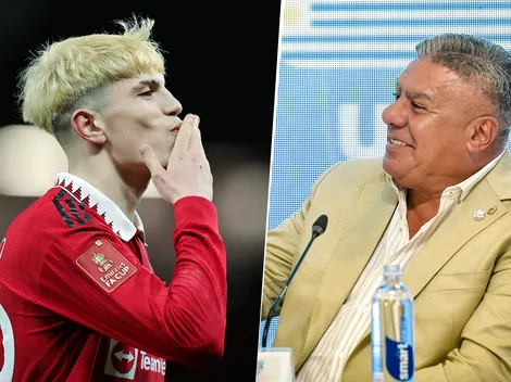 La sorpresiva revelación de Tapia sobre Garnacho: "Se la pasa..."