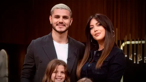 Wanda Nara junto a Mauro Icardi en Masterchef.
