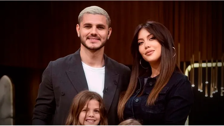 Wanda Nara junto a Mauro Icardi en Masterchef.