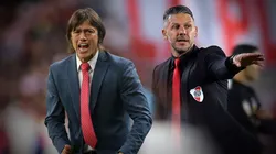 Matías Almeyda y Martín Demichelis