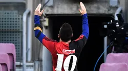 El inolvidable homenaje de Messi a Diego en Barcelona.