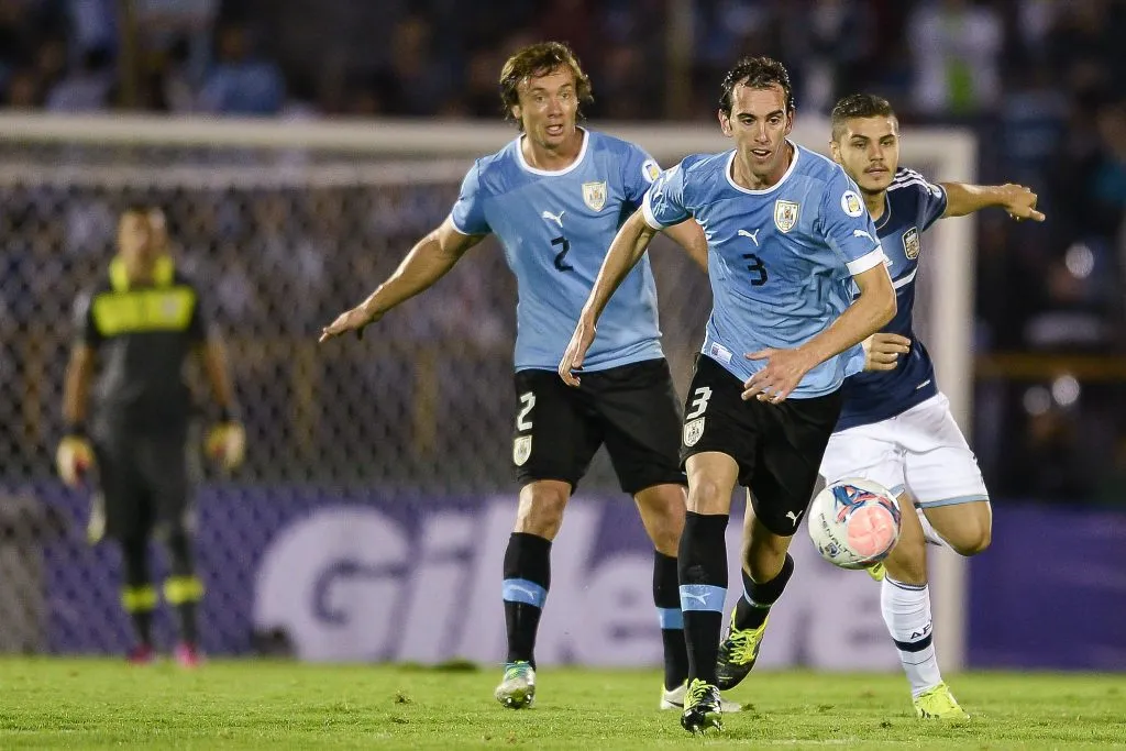 Diego Godín en el seleccionado uruguayo. (Foto: Getty)