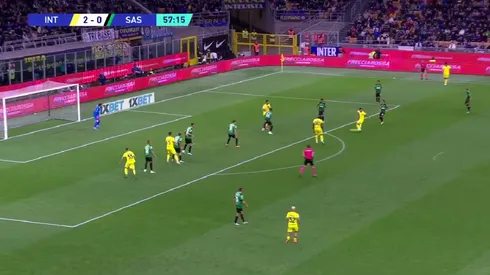 Gol de Lautaro Martínez vs Sassuolo