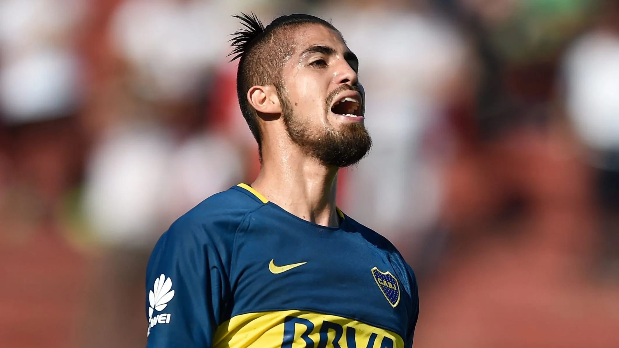 Junior Benítez y su paso por Boca en 2017. (Foto: Getty Images)