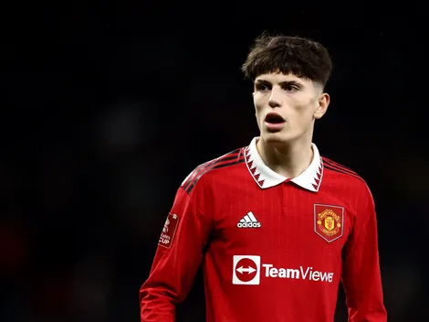 La insólita foto de Garnacho que recorrió el mundo y dio que hablar