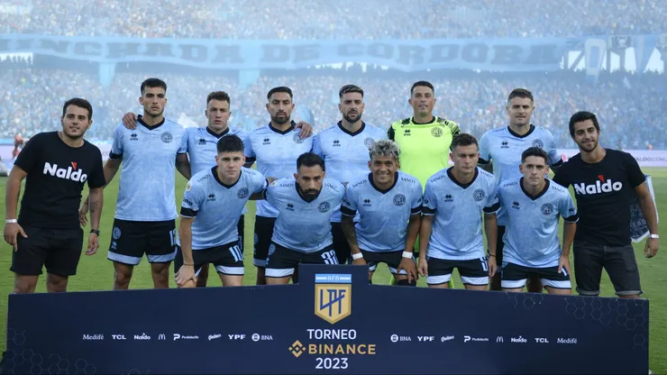 Belgrano de Córdoba y su camiseta tradicional.