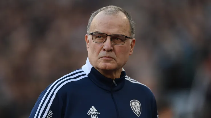 Marcelo Bielsa durante su paso por Leeds United.