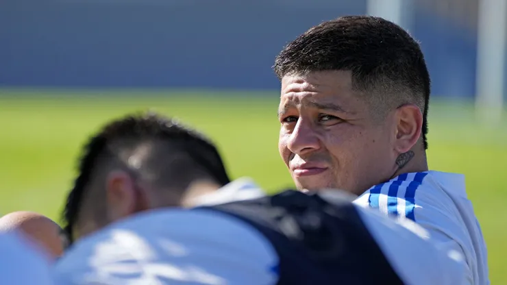 Marcos Rojo se entrena antes de la pretemporada con Boca