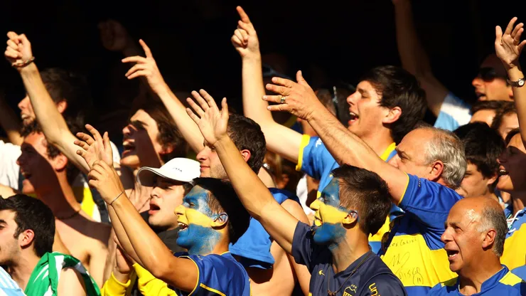 Hinchada de Boca.