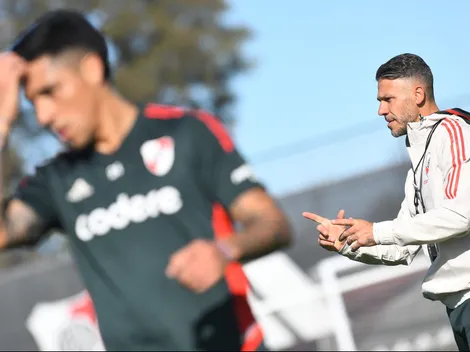 Todos hablan de la llamativa medida que tomó Demichelis en el River Camp