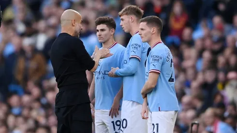 Julián Álvarez, suplente en la visita de Manchester City a Leipzig