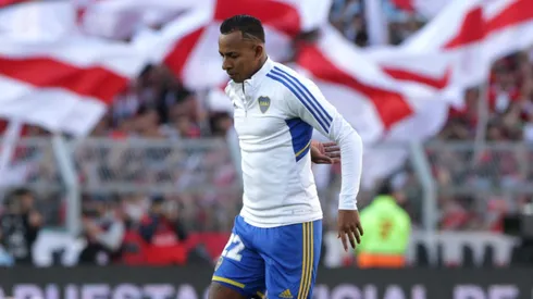 Sebastián Villa recibió insultos en la cancha de River.