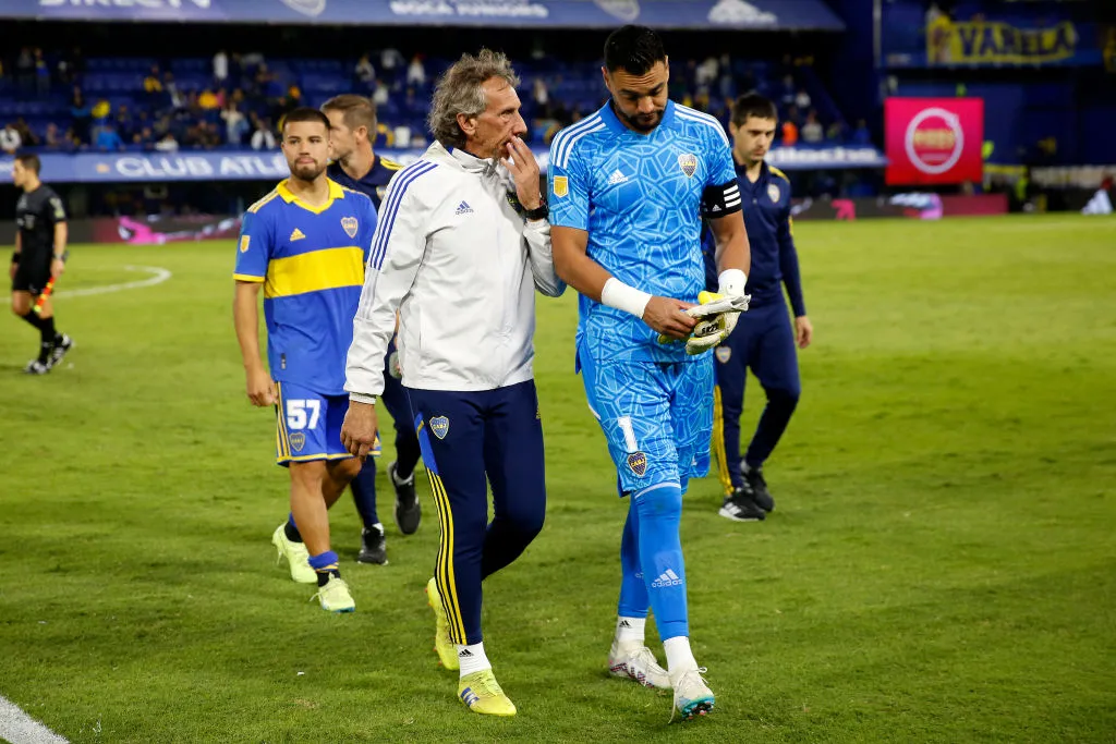 Romero ya fue capitán en Boca (Getty)