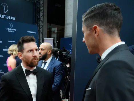 VIDEO | Así fue el primer cruce de Messi con Lewandowski después del Mundial