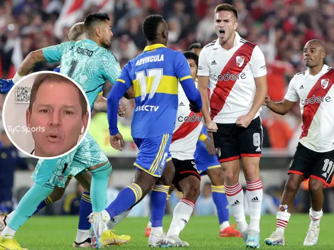 Brito habló sobre el polémico gesto de Palavecino en el Superclásico y los incidentes: "No me gustó nada"