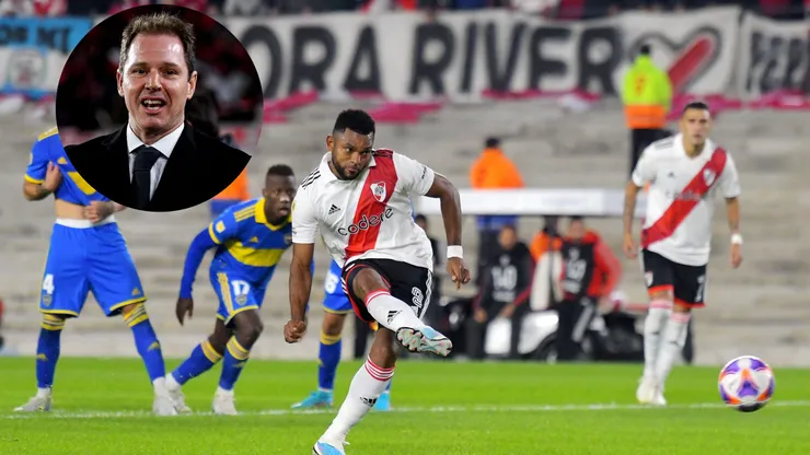 Brito fue contundente sobre el penal a River: "El reglamento no difiere de en qué minuto es la falta"