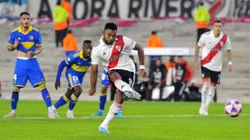 Miguel Borja convirtió el único gol del Superclásico.