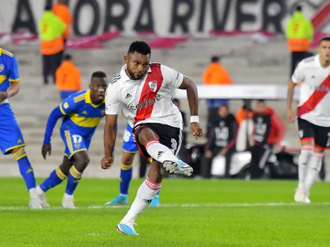 Reclaman la anulación del gol de Borja a Boca: el motivo reglamentario