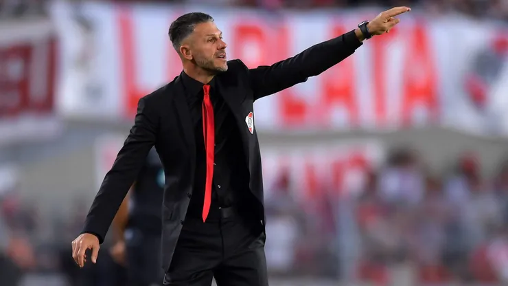 Martín Demichelis en el Superclásico.