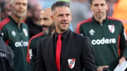 Martin Demichelis durante el Superclásico.