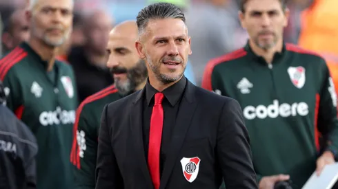 Martin Demichelis durante el Superclásico.