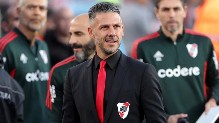 Martin Demichelis durante el Superclásico.