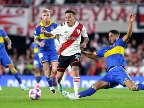 Se mataron a patadas: accidentado primer tiempo en el Superclásico