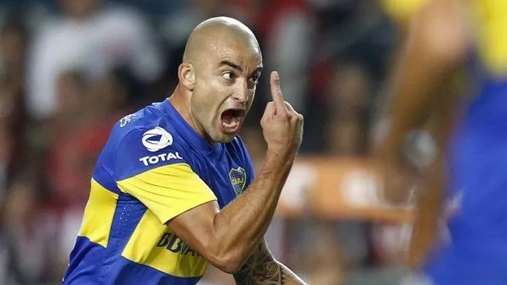 Santiago Silva, exdelantero de Boca.