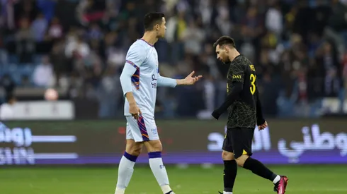 Cristiano Ronaldo y Lionel Messi, frente a frente.