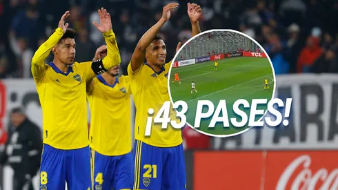 Boca elaboró una secuencia de 43 pases ante Colo-Colo.