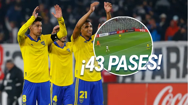 Boca elaboró una secuencia de 43 pases ante Colo-Colo.