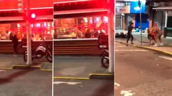 VIDEO | Fuertes imágenes: hinchas de River fueron emboscados por los del Fluminense en un bar de Río