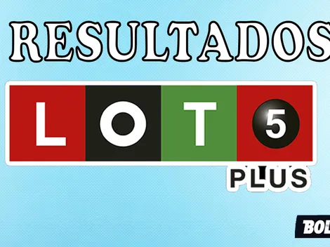 Resultados del Loto 5 Plus de HOY sábado 1 de julio 2023