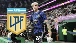 El mensaje de Whatsapp de Garnacho que enloqueció a los hinchas de un equipo argentino