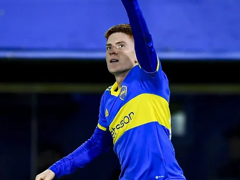 La alegría del Colo Barco en sus redes tras haber marcado su primer gol en Boca