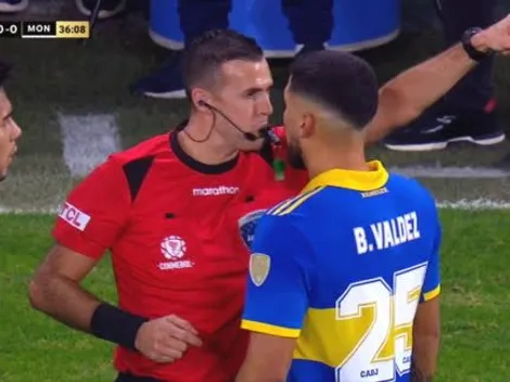 VIDEO | La infantil expulsión de Valdez en el primer tiempo de Boca-Monagas