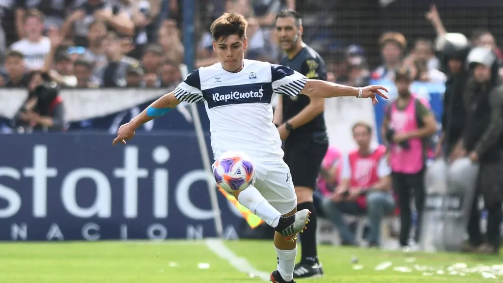 Benjamín Domínguez en acción.