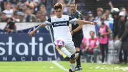 Benjamín Domínguez en acción.