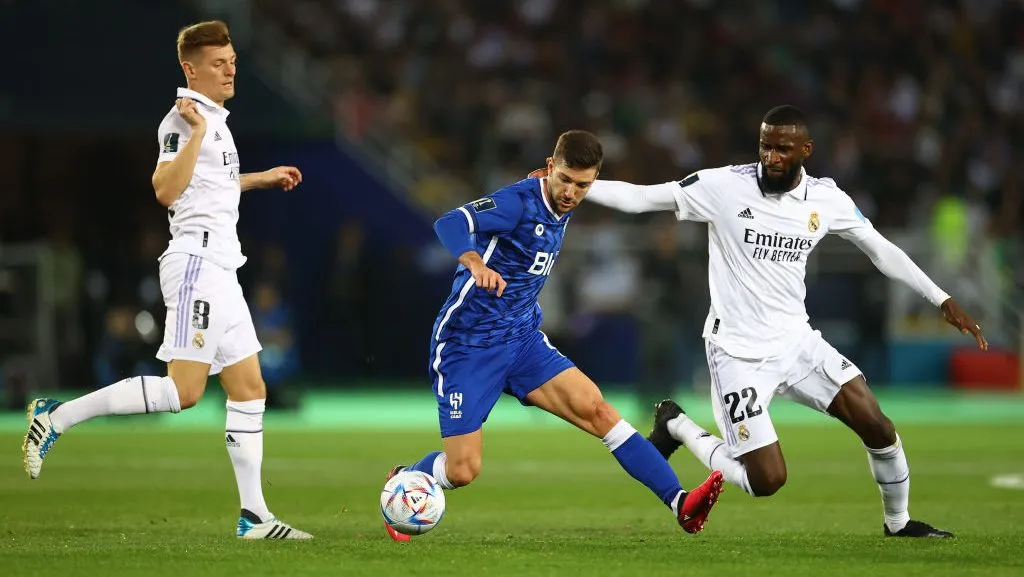 Luciano Vietto enfrentando a Real Madrid. (Foto: Getty)