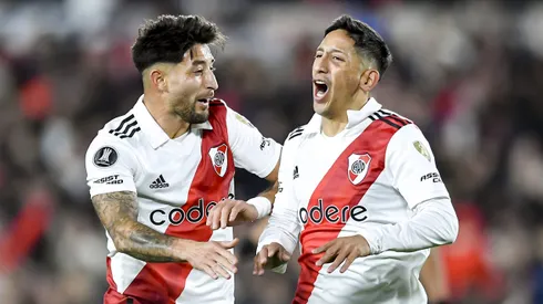 Rodrigo Aliendro festejando su golazo.